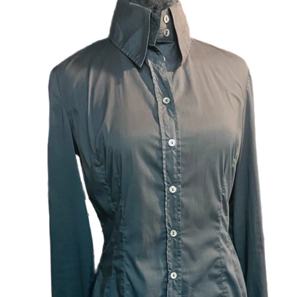 D&G Dolce & Gabbana  hight collar womens button down Shirt